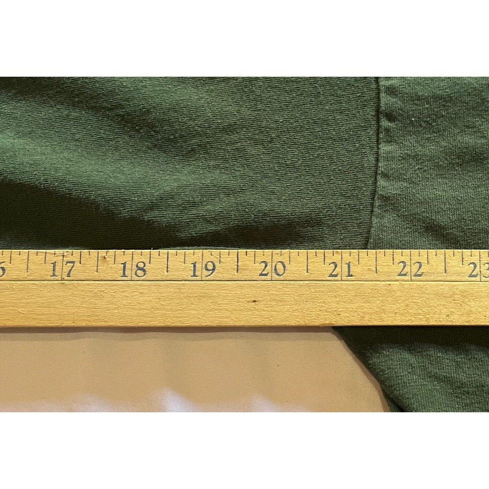 Nirvana Long Sleeve Graphic Tee Mens XL Green Band Photo Smiley Face Sleeves - Picture 6 of 7
